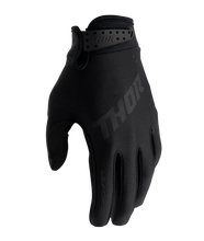 Load image into Gallery viewer, Thor 2026 Launchmode Split Black Youth Gloves