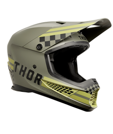Thor 2025 Sector 2 Combat Matte Army/Black Helmet