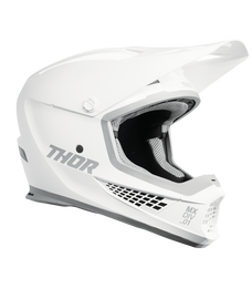Thor 2025 Sector 2 Solid Gloss Whiteout Helmet