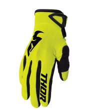 Load image into Gallery viewer, Thor 2025 Sector Acid/Black Youth Gloves