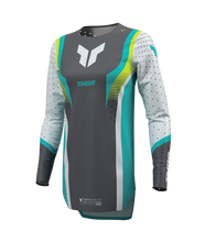 Load image into Gallery viewer, Thor 2026 Sportmode Velocity Grey/Aqua Womens Jersey