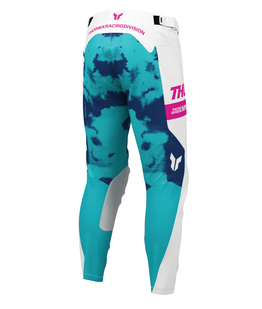 Thor 2026 Launchmode Bleach White/Aqua Pants