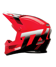 Load image into Gallery viewer, Thor 2025 Sector 2 Carve Gloss Red/White Helmet