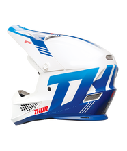 Load image into Gallery viewer, Thor 2025 Sector 2 Carve Gloss White/Blue Helmet