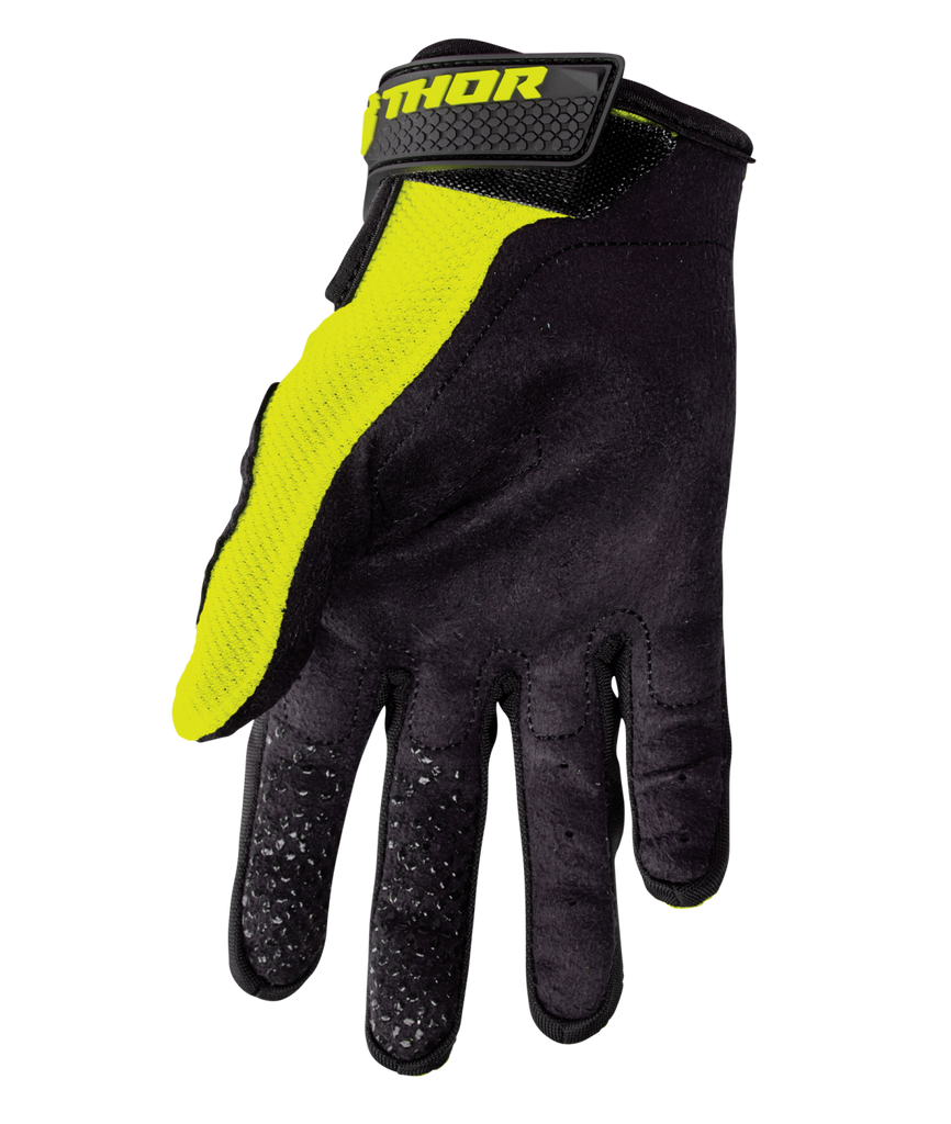 Thor 2025 Sector Acid/Black Youth Gloves