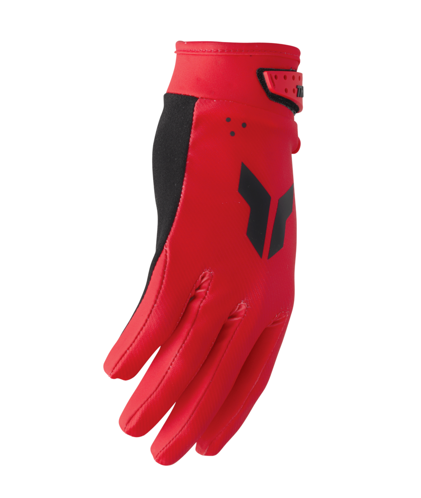Thor 2026 Launchmode Split Red Youth Gloves