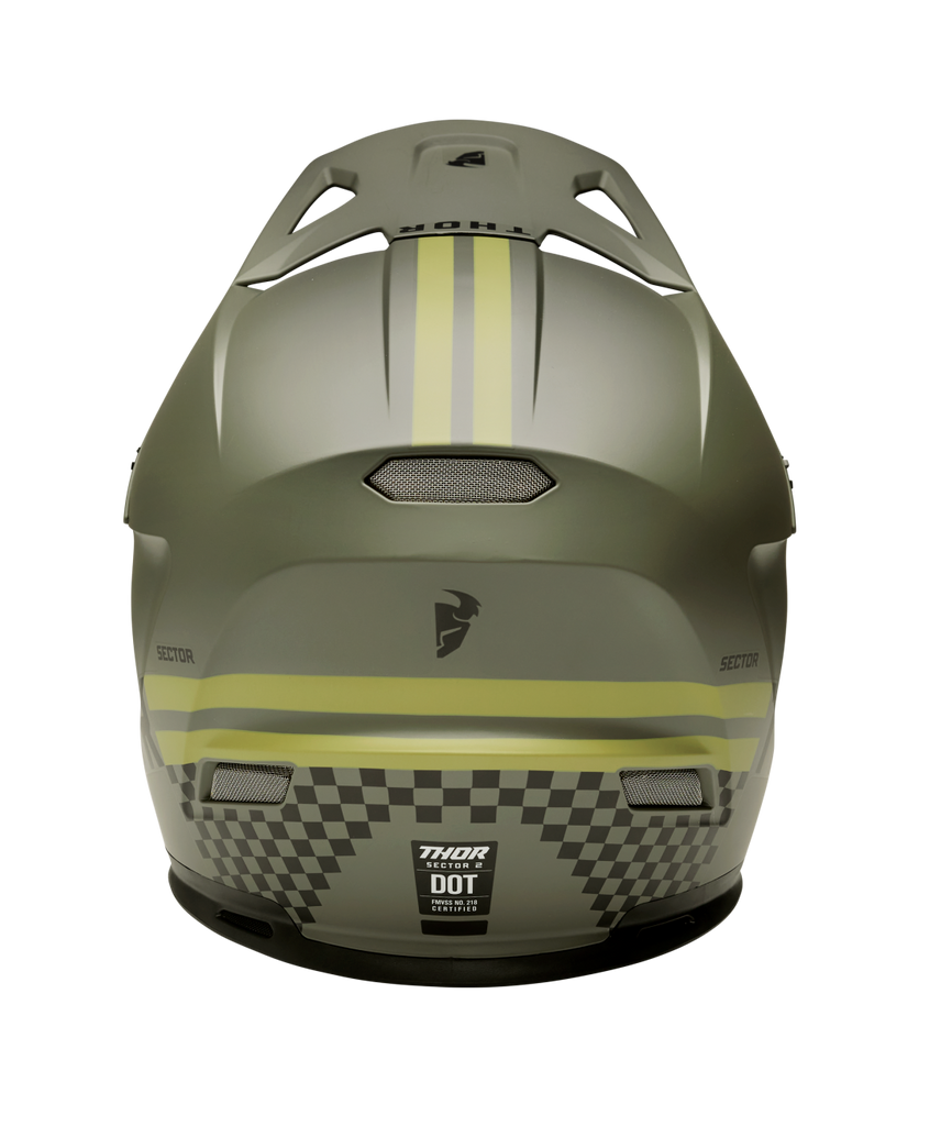 Thor 2025 Sector 2 Combat Matte Army/Black Helmet