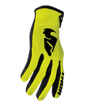 Load image into Gallery viewer, Thor 2025 Sector Acid/Black Youth Gloves