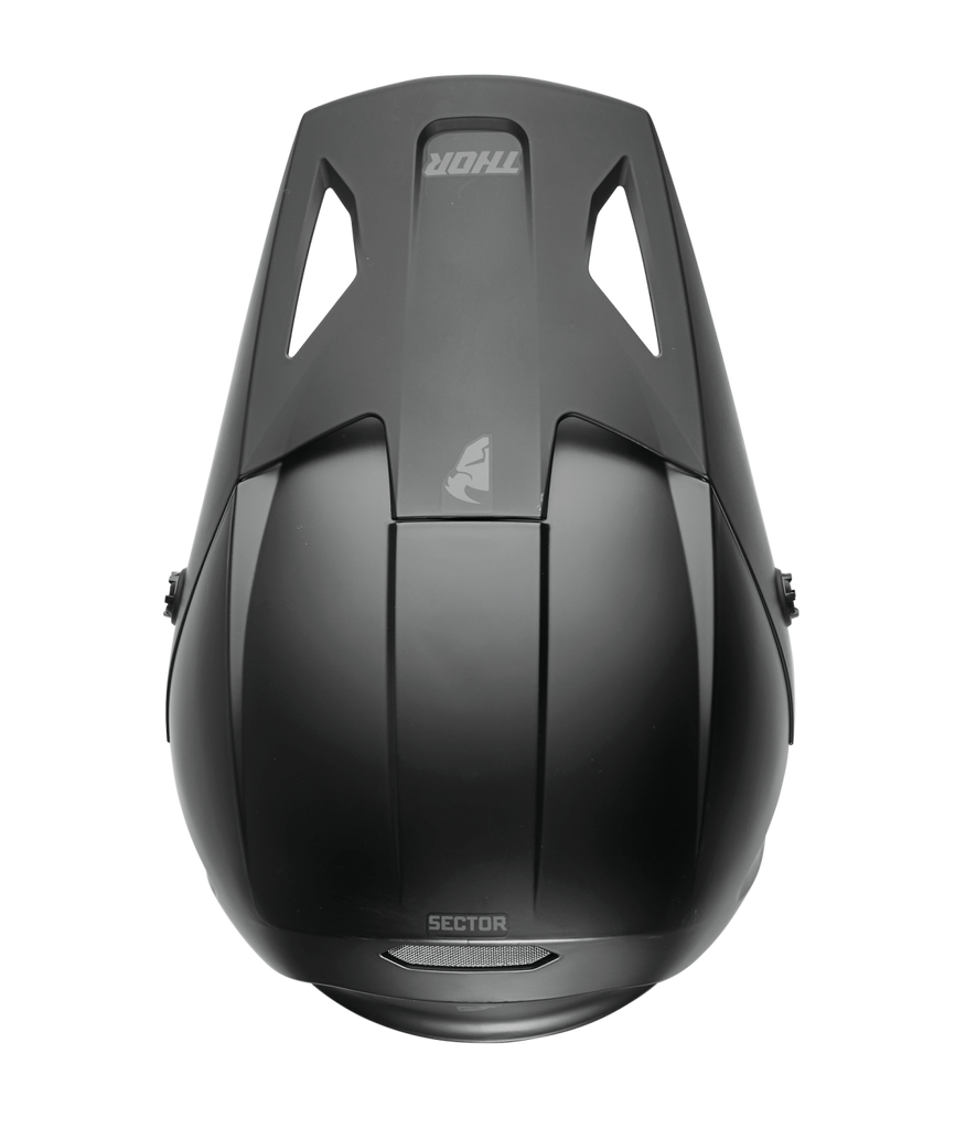 Thor 2025 Sector 2 Solid Matte Blackout Helmet