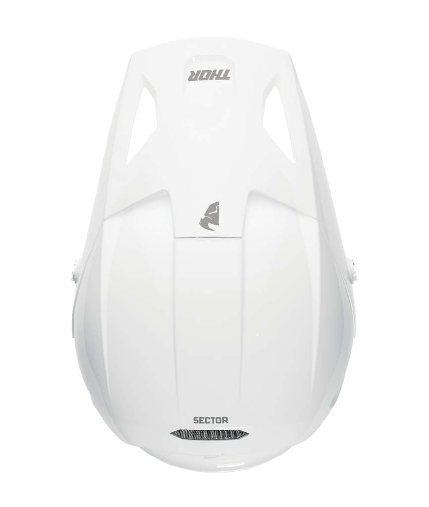 Thor 2025 Sector 2 Solid Gloss Whiteout Helmet