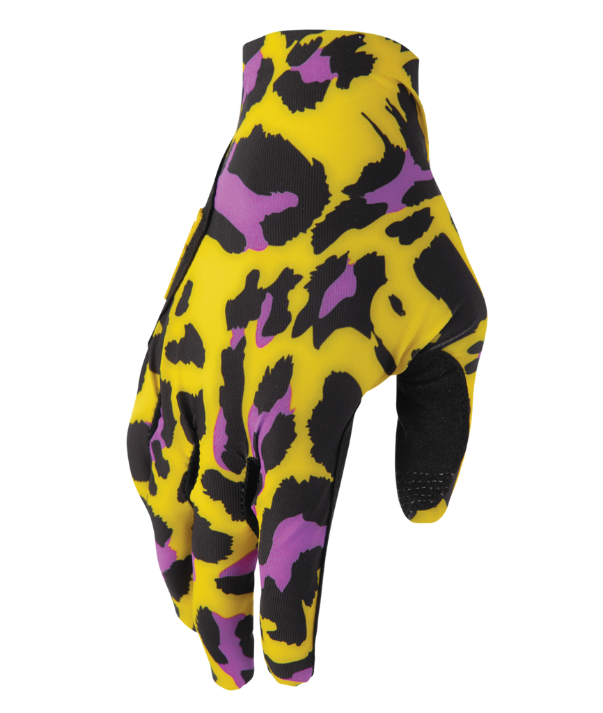 Thor 2026 Sportmode Cheetah Yellow/Purple Gloves