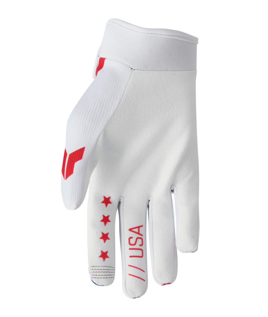 Thor 2026 Launchmode Patriot Red/White/Blue Gloves