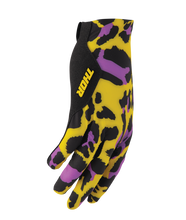 Load image into Gallery viewer, Thor 2026 Sportmode Cheetah Yellow/Purple Gloves
