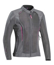 Load image into Gallery viewer, Ixon Cool Air Lady Textile Jacket - Grey/Fuchsia