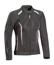 Load image into Gallery viewer, Ixon Cool Air Lady Textile Jacket - Black/White/Pink