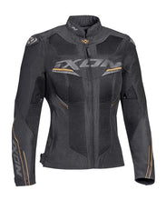 Load image into Gallery viewer, Ixon Draco Lady Textile Jacket - Black/White/Gold