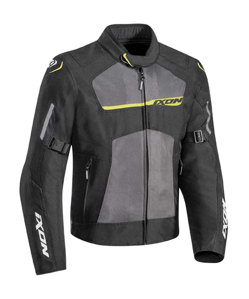 Ixon Raptor Jacket - Black/Grey/Bright Yellow