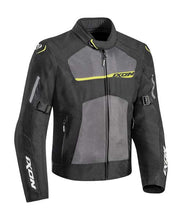 Load image into Gallery viewer, Ixon Raptor Jacket - Black/Grey/Bright Yellow
