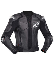 Load image into Gallery viewer, Ixon Vendetta Evo Leather Jacket - Black/White