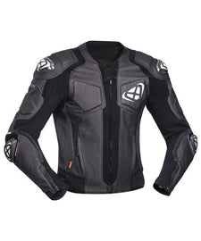 Ixon Vendetta Evo Leather Jacket - Black/White