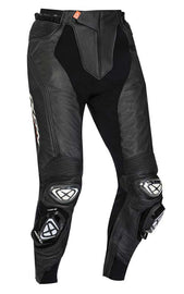 Ixon Vendetta Evo Leather Pants - Black/White