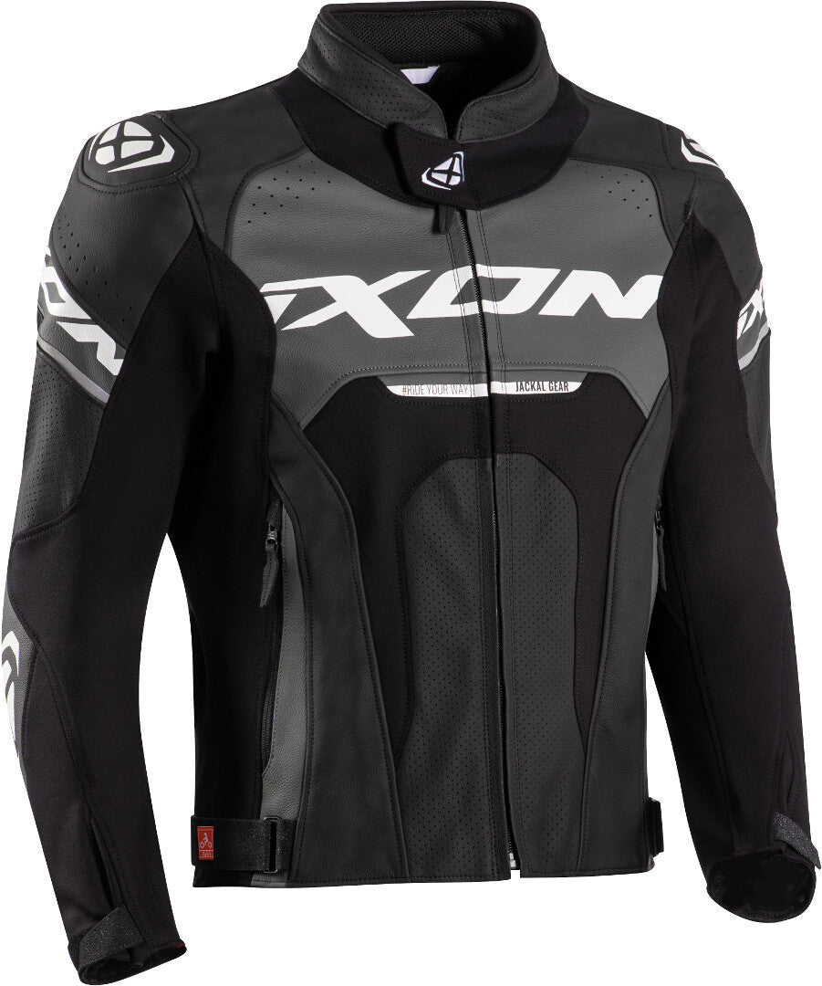 Ixon Jackal Leather Jacket - Black