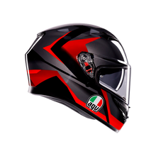 Load image into Gallery viewer, AGV K3 Striga Hemet - Matt Black/Grey/Red - MotoHeaven