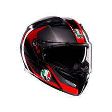 Load image into Gallery viewer, AGV K3 Striga Hemet - Matt Black/Grey/Red - MotoHeaven