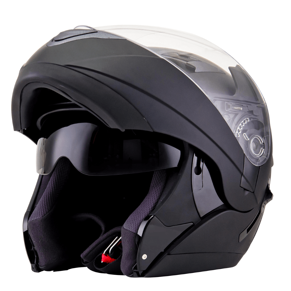 KYT Convair Flip Up Matte Black