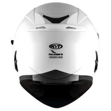 Load image into Gallery viewer, KYT Falcon 2 Plain Helmet - Pearl White