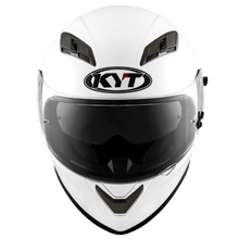 Load image into Gallery viewer, KYT Falcon 2 Plain Helmet - Pearl White