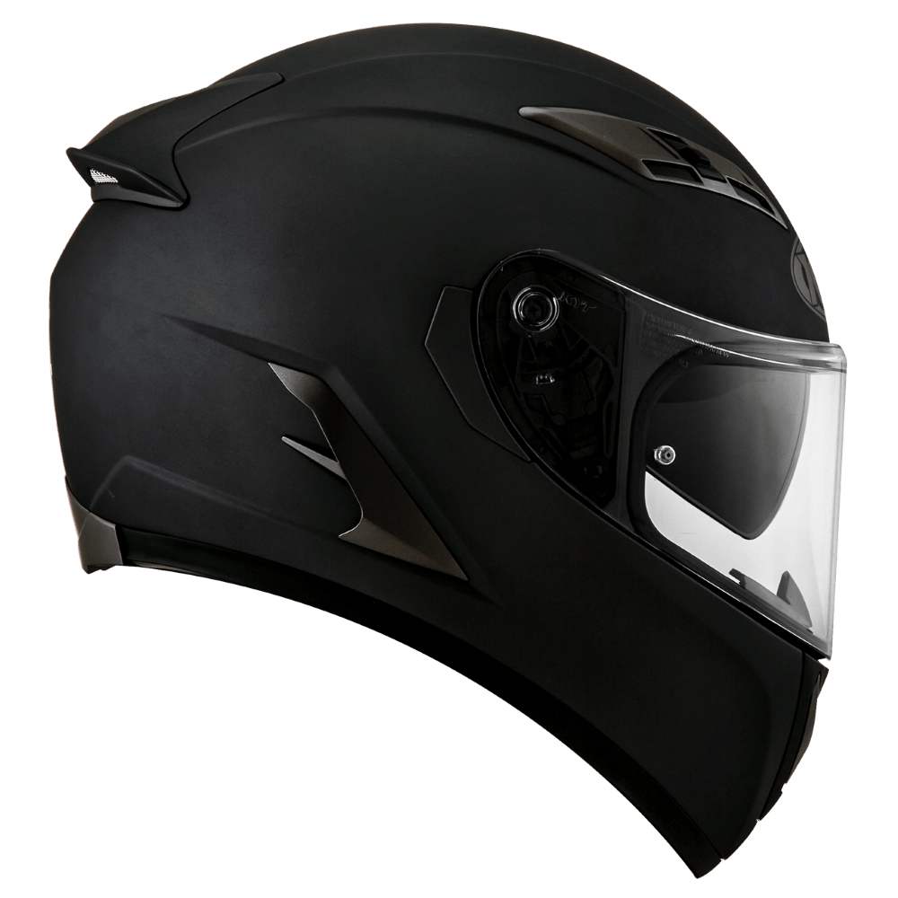 KYT Falcon 2 Plain Helmet - Matte Black