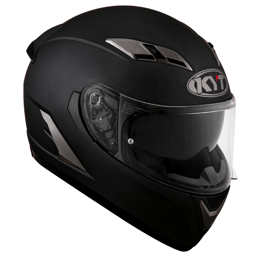 KYT Falcon 2 Plain Helmet - Matte Black