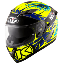 Load image into Gallery viewer, KYT Falcon 2 Rift Helmet - Yellow Blue