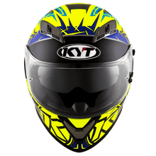 Load image into Gallery viewer, KYT Falcon 2 Rift Helmet - Yellow Blue