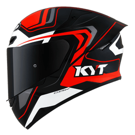KYT TT-Course Overtech Helmet - Black Orange