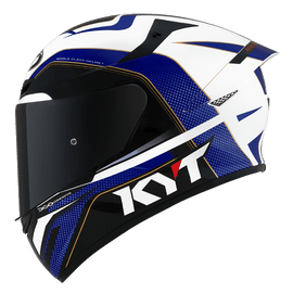 KYT TT-Course Grand Prix Helmet - Blue Red