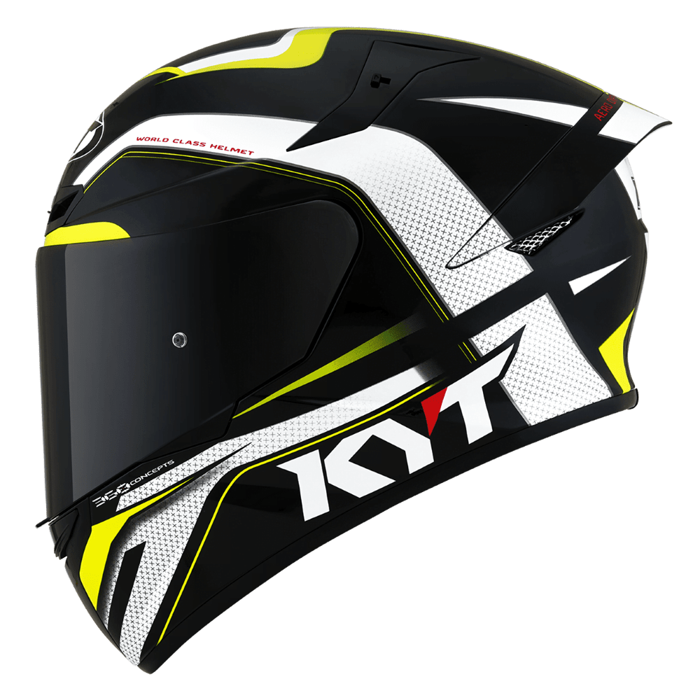 KYT TT-Course Grand Prix Black Yellow