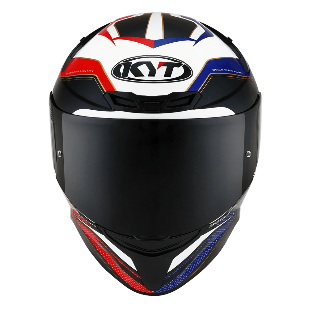 KYT TT-Course Grand Prix Helmet - Blue Red