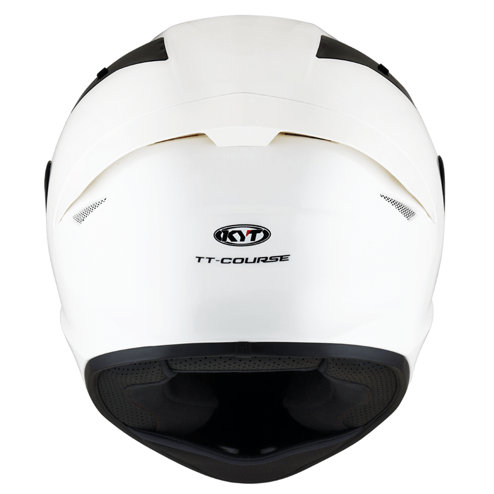 KYT TT-Course Helmet - Plain White