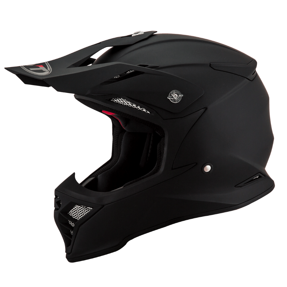 KYT Skyhawk Helmet - Plain Matte Black