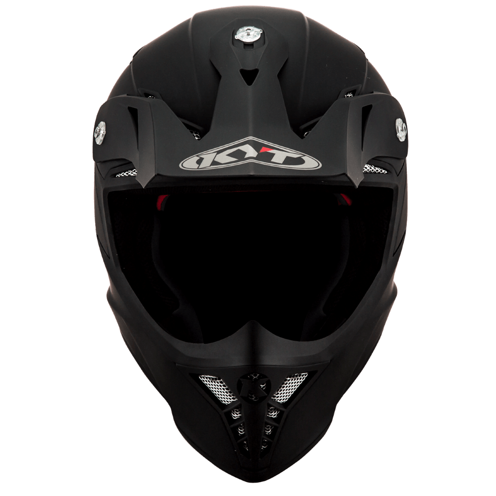 KYT Skyhawk Helmet - Plain Matte Black