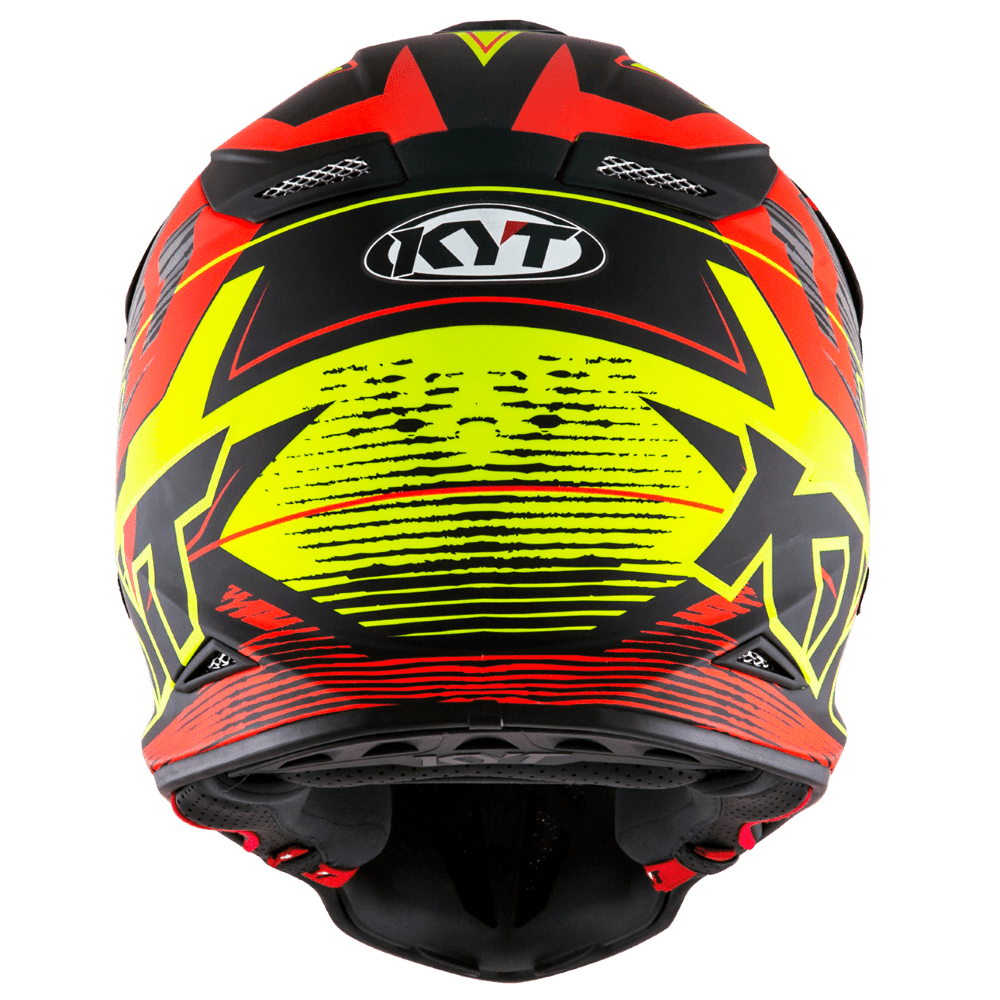 KYT Skyhawk Digger Helmet - Matte Yellow Orange