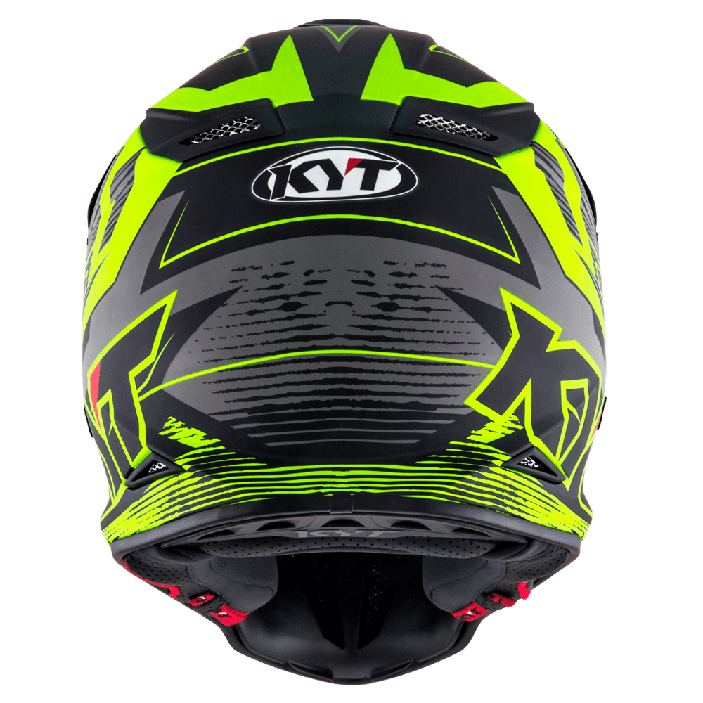 KYT Skyhawk Digger Helmet - Matte Grey Yellow