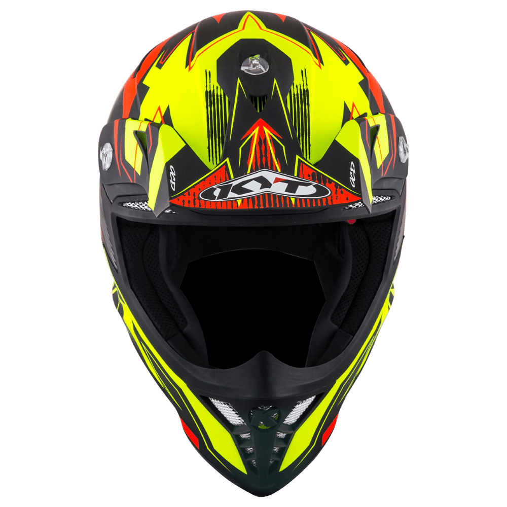 KYT Skyhawk Digger Helmet - Matte Yellow Orange