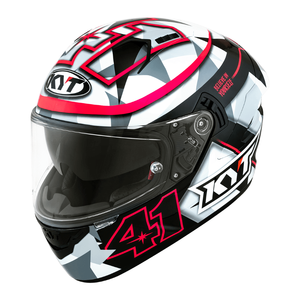 KYT NF-R Espargaro Helmet - Fuxia
