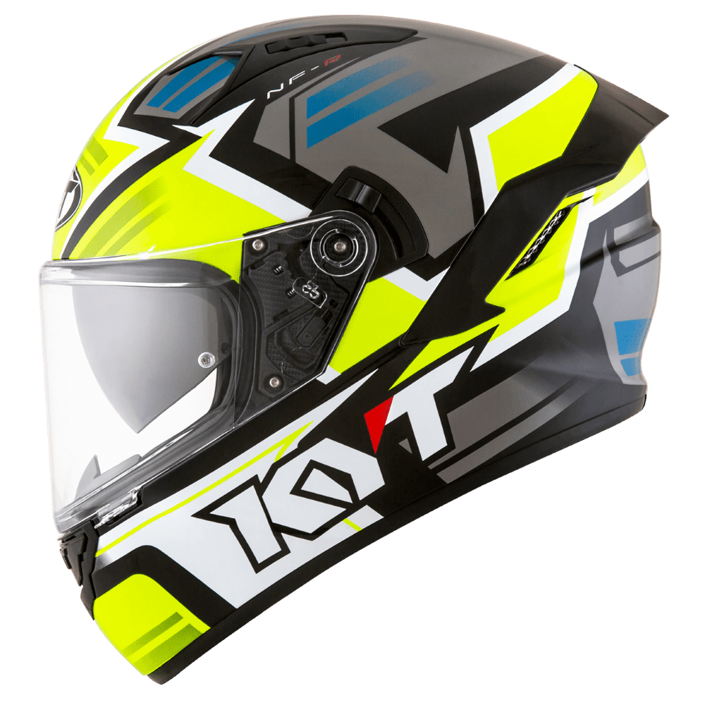 KYT NF-R Artwork Helmet - Yellow Grey