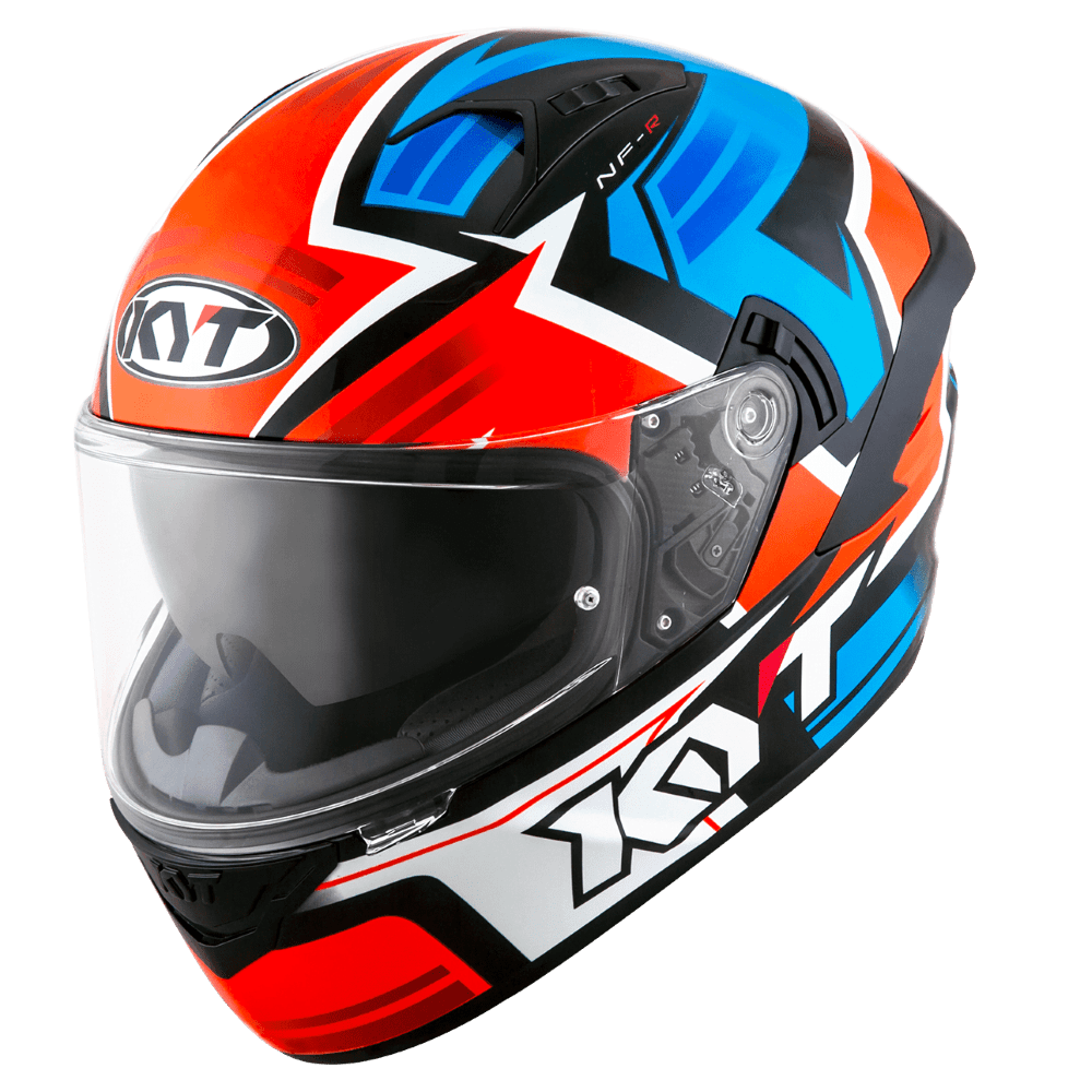 KYT NF-R Artwork Helmet - Red Blue
