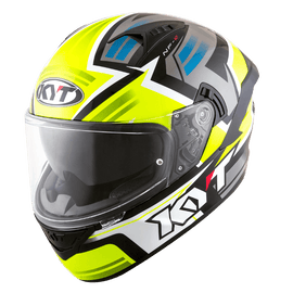 KYT NF-R Artwork Helmet - Yellow Grey
