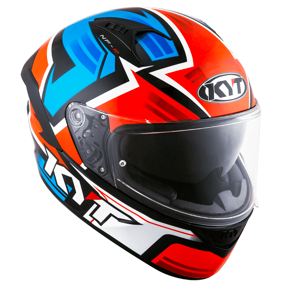 KYT NF-R Artwork Helmet - Red Blue